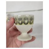 Vintage Egg Cups - Assorted Floral Porcelain (Lot of 8)