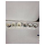 Wedgwood & Adams Vintage Egg Cups (Lot of 6)