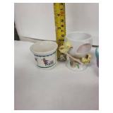 Vintage Nice Mice Egg Cups - Made in England (Lot of 5)