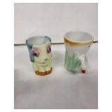 Vintage Nice Mice Egg Cups - Made in England (Lot of 5)