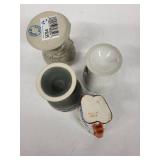 Vintage Egg Cups (Lot of 4) - Bird, Bear, Parrot & Cow Motifs