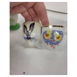 Assorted Birds Vintage Egg Cups (Lot of 9)