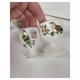 Assorted Birds Vintage Egg Cups (Lot of 9)
