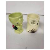 Animal Egg Cups - Vintage Ceramic Set of 4 - England (Lot of 4)