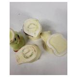 Animal Egg Cups - Vintage Ceramic Set of 4 - England (Lot of 4)