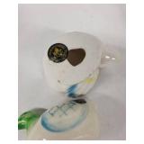 Duck Egg Cups - 4-Piece Vintage Ceramic Set