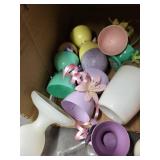 Assorted Plastic Egg Cups & Kitchen Accessories - Colorful Collectible Set
