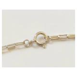 Italian Sterling Silver I Heart U Cutout Bar ID Bracelet 925 Chain