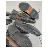 Lot of 4 Pairs Black Dress Shoes Including Kenneth Cole - Men