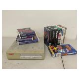 IMS SyQuest 44MB External Drive with 4 Removable Cartridges & Vintage Beta Hi-Fi Movie Tapes