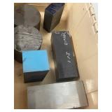 Mixed Tool Steel Block & Round Bar Scrap Lot ~100 lbs Metalworking Stock Pieces