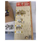 Ilco Unican KEYS MADE HERE Metal Key Blanks Bulk with Counter Display Board Locksmith