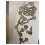 Ilco Unican KEYS MADE HERE Metal Key Blanks Bulk with Counter Display Board Locksmith