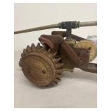 Vintage International Walking Cast Iron Lawn Sprinkler Tractor Traveling Garden Irrigation