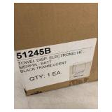 Merfin 51245B Electronic HF Paper Towel Dispenser Black Translucent No-Touch Battery