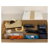 Swingline staplers tape dispensers Office Depot rubber bands mixed office supply bundle