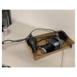 Fostoria Localites Task Lamp, Gooseneck Desk Lamp & ULINE Vornado Fan Mixed Corded Desktop Lot