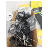 Mixed Electronics Lot TRENDnet GREENnet Switch Plantronics CS540 Zebra Cables Screen Protector