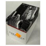 Caravelle New York 44A102 Chronograph Watch - Rose Gold Tone Case, Brown Strap