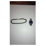 TOMMY Hilfiger watch and chain necklace