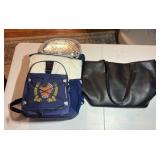 FOREVER 21 purse and Miller Light cooler backpack