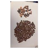 (163) WHEAT Pennies and (40) regular Pennies