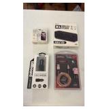 BLUETOOTH XL wireless speaker, Trend Micro USB Home Kit and LED selfie light, Billboard Car Charger