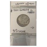 COINS: Collectible lot, Kennedy, Franklin, and silver dollars