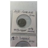 (20) MERCURY Dimes 1918-1958