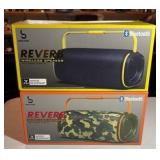 (2) BASS Jaxx reverb wireless speakers