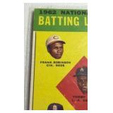 TOPPS 1962 National League Batting Leaders card