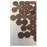 (163) WHEAT Pennies and (40) regular Pennies