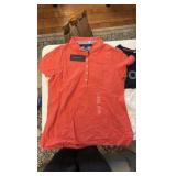 (3) TOMMY Hilfiger shirts all Medium, Kenneth Cole shirt Medium, and 2 Nautica shirts small and medium