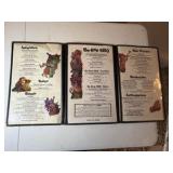 (21) ViINTAGE Menus/Advertisements