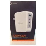 J5CREATE 130W GaN USB-C 4-port Charger