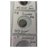 (20) MERCURY Dimes 1918-1958