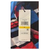 (4) PAIRS of jeans, leggings, (3) Calvin Klein shirts, Nautica shirt, and new balance wind breaker