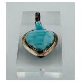 (4) STERLING or semi-precious stone Pendants