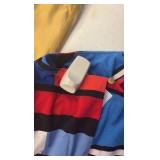 (4) PAIRS of jeans, leggings, (3) Calvin Klein shirts, Nautica shirt, and new balance wind breaker