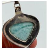 (4) STERLING or semi-precious stone Pendants
