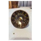 VINTAGE tin litho toy noise makers; mid-century Eagle cap gun