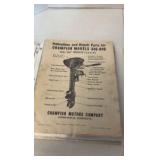 VINTAGE Outboard Motor manuals