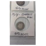 (20) MERCURY Dimes 1904-1941