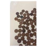 (163) WHEAT Pennies and (40) regular Pennies