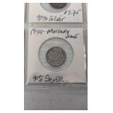 (20) MERCURY Dimes 1904-1941