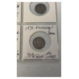 (20) MERCURY Dimes 1918-1958