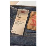 (4) PAIRS of jeans, leggings, (3) Calvin Klein shirts, Nautica shirt, and new balance wind breaker