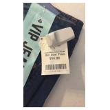 (4) PAIRS of jeans, leggings, (3) Calvin Klein shirts, Nautica shirt, and new balance wind breaker