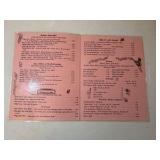 (21) ViINTAGE Menus/Advertisements
