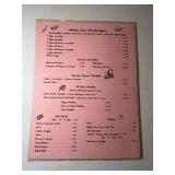 (21) ViINTAGE Menus/Advertisements